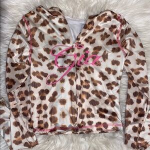 IAMGIA cheetah track jacket